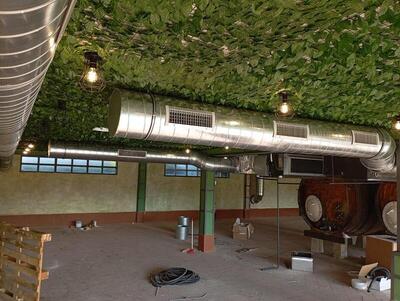 Imagen de instalación de Sistema HVAC en local comercial en Asturias
